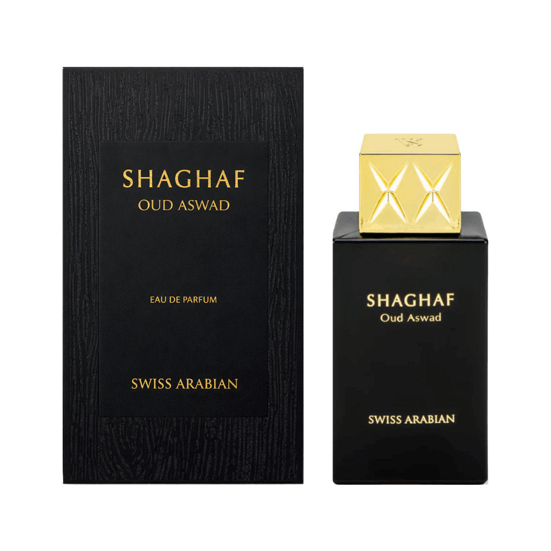 Swiss Arabian Shaghaf Oud Aswad dunkler Oud Duft mit Leder und Amber