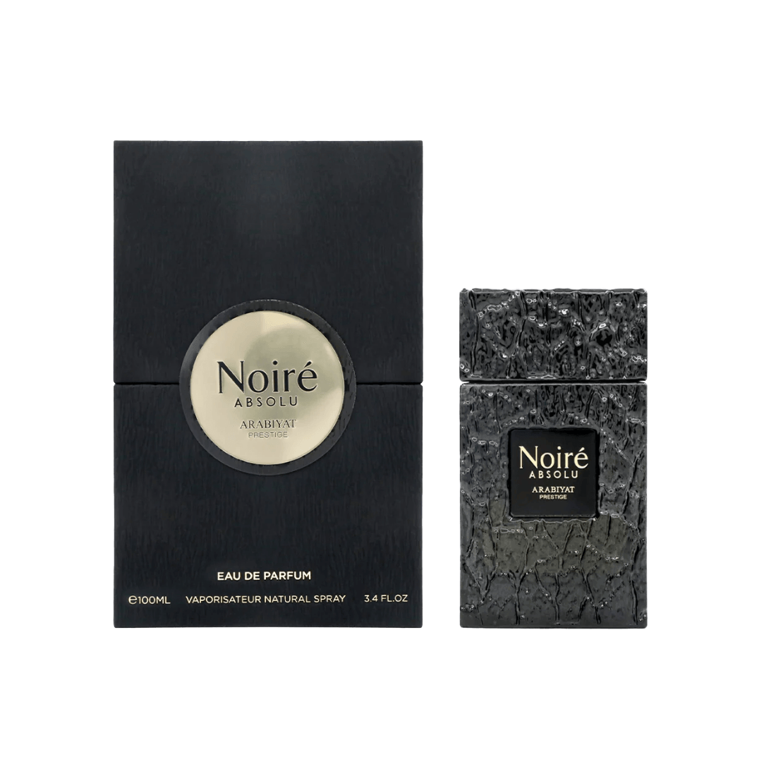 Arabiyat Prestige Noire Absolu ledriger Herrenduft mit Zeder, Amber und Vetiver