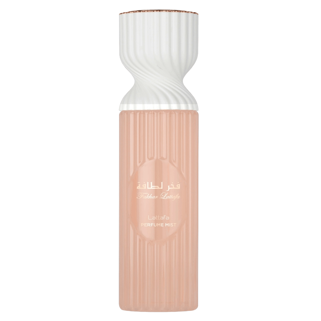 Lattafa Fakhar Women Body Mist weiß-blumiger Duftnebel mit cremiger Basis