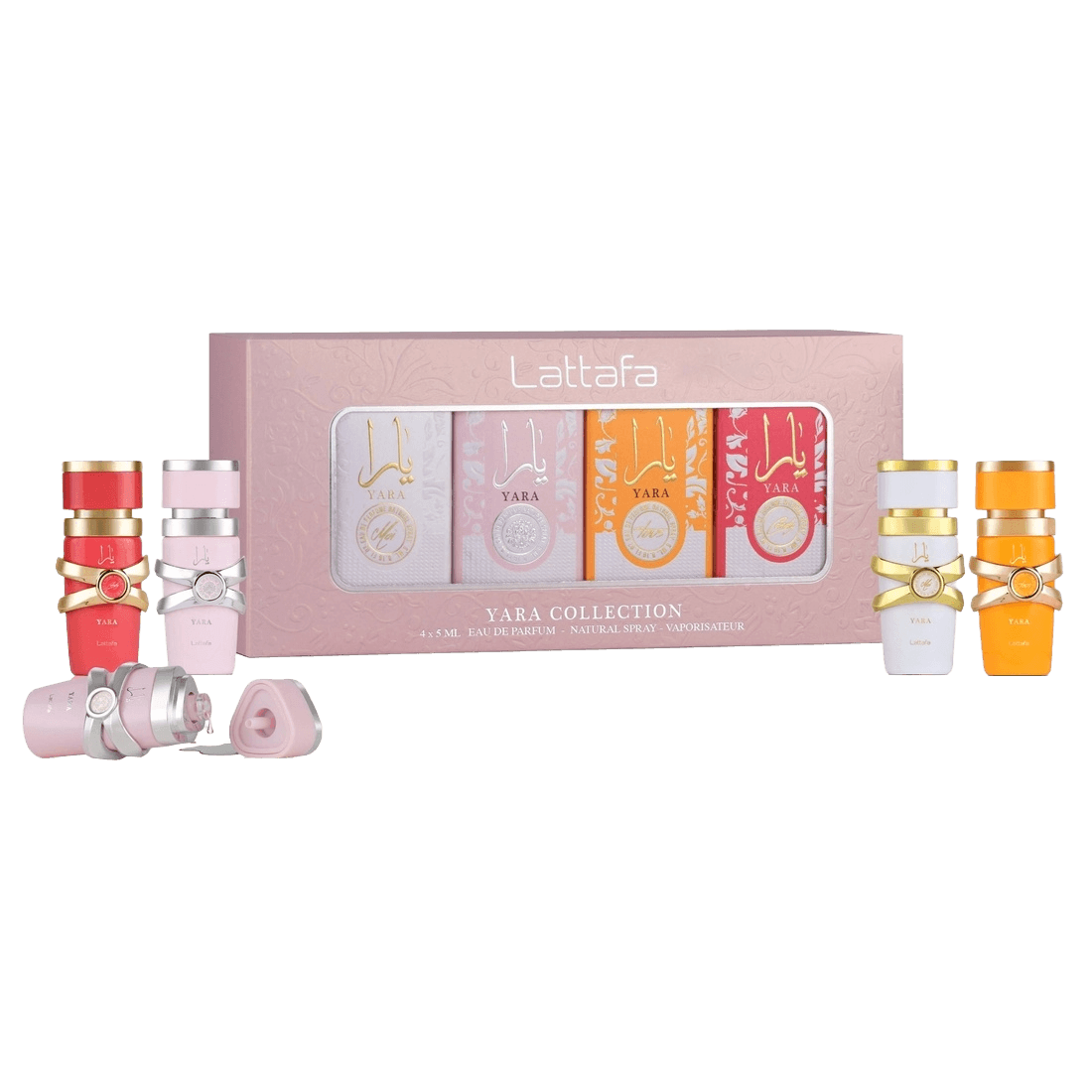 Lattafa Yara Discovery Set Miniaturen mit Vanille und Fruchtprofilen