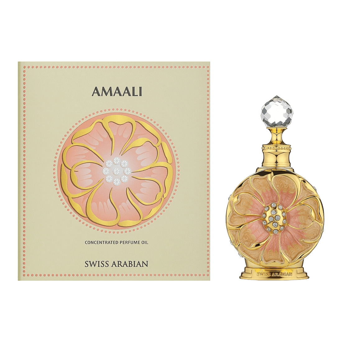 Swiss Arabian Amaali blumig-fruchtiges Parfumöl mit Rose und Jasmin