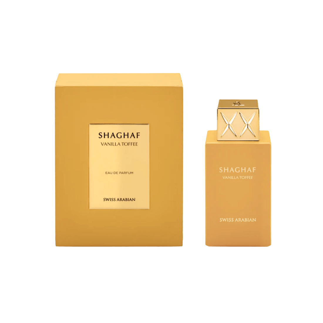 Swiss Arabian Shaghaf Vanilla Toffee Gourmand mit Dattelmilch, Walnuss und Tonka