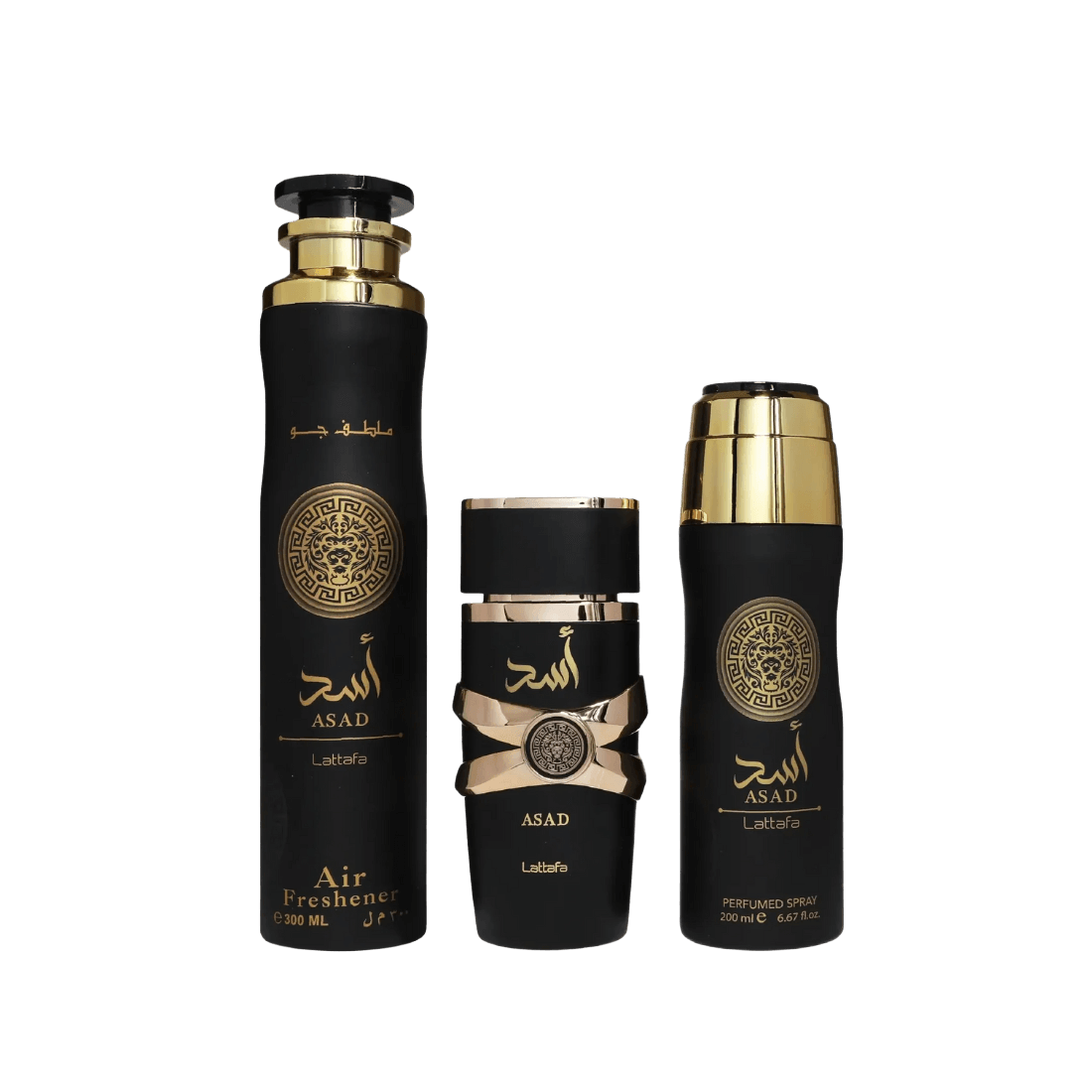 Lattafa Asad 3-Piece Gift Set mit würzigem Herrenduft-Profil