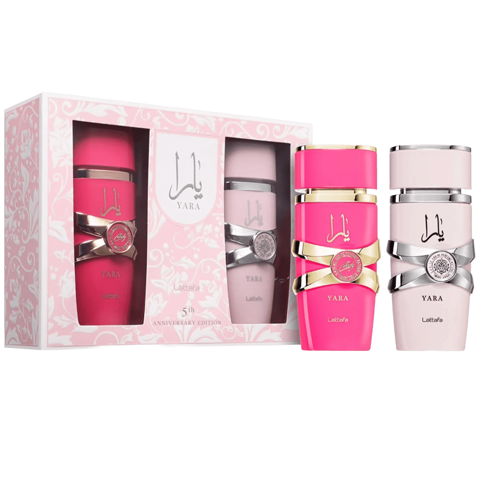 Lattafa Yara Anniversary Set Geschenkset mit Vanille und Moschus