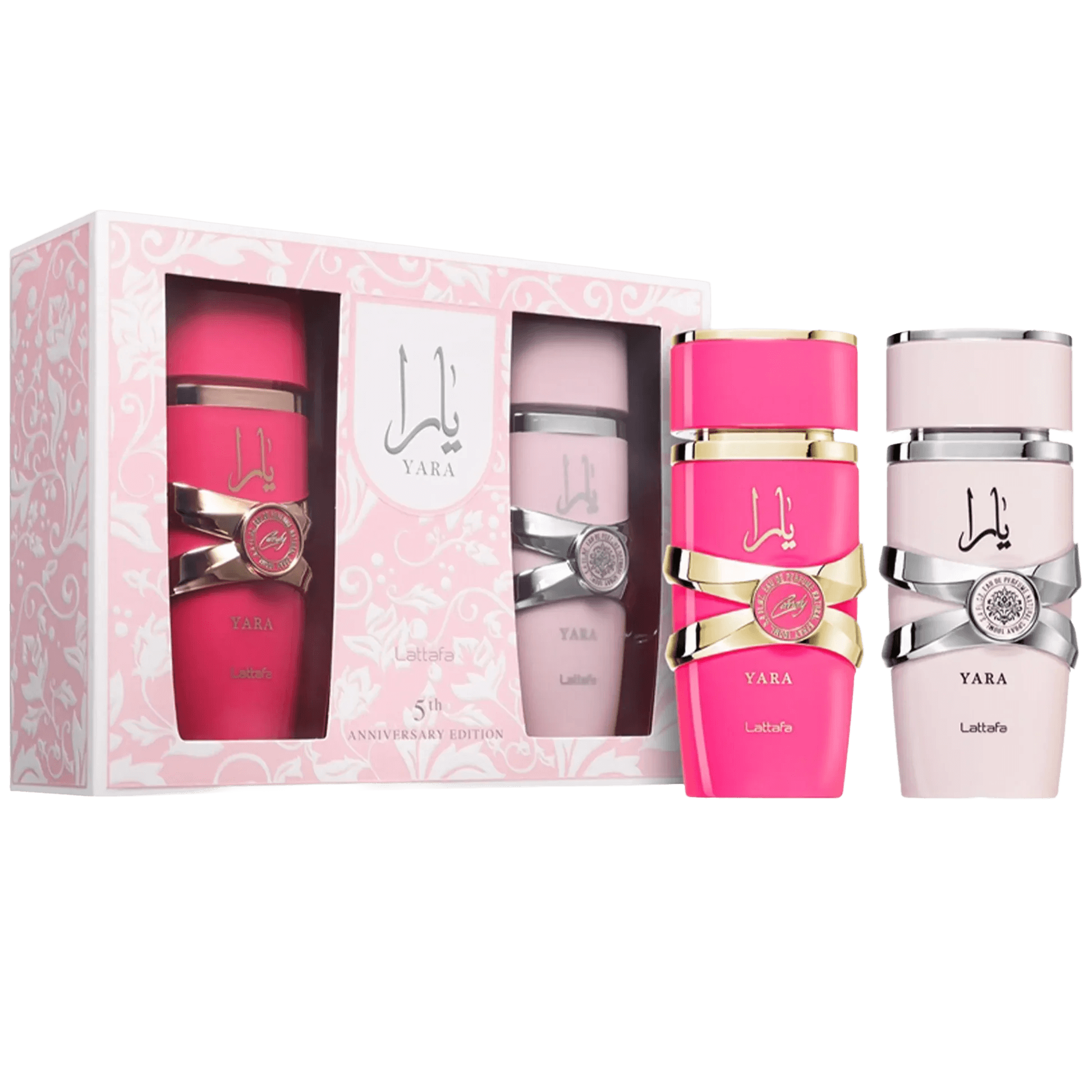 Lattafa Yara Anniversary Set Geschenkset mit Vanille und Moschus